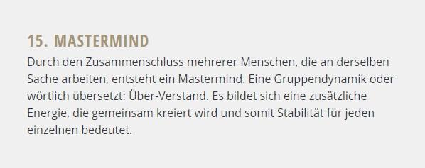 Mastermind Gruppendynamik